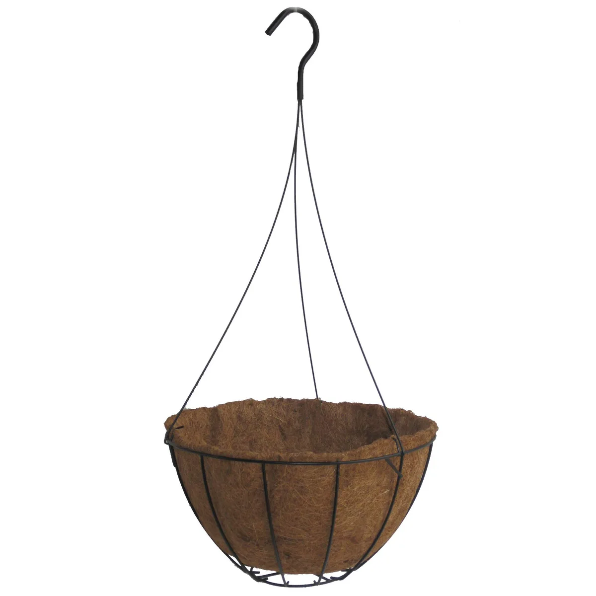 Grower Select 12.00 Laci2 Hanging Basket Black / Cappuccino — Case of 36 - Image 2