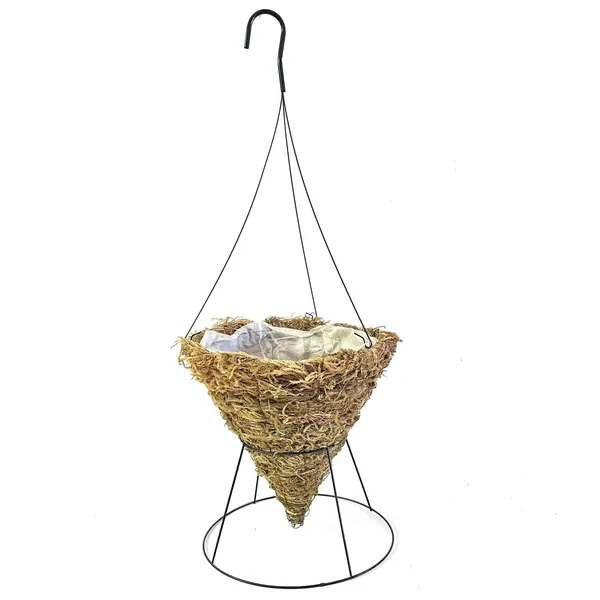 Grower Select 12.00 Round Cone Grass Hanging Basket w/ Wire Hanger (Case of 20)