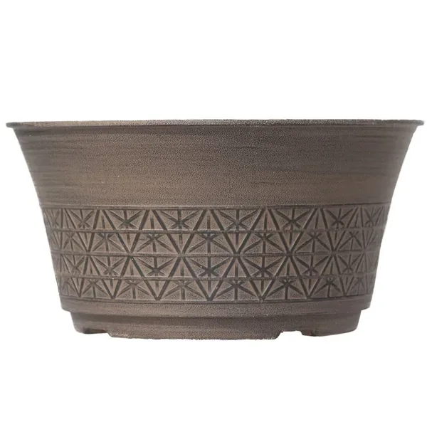 Grower Select 12.25 Lattice Pot ACP Aged Cappuccino — Case of 40 - Image 2