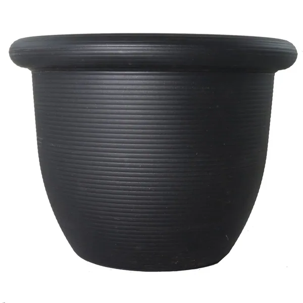 Grower Select 13.50 Jessie760 Rolled Rim Pot Black — Case of 20