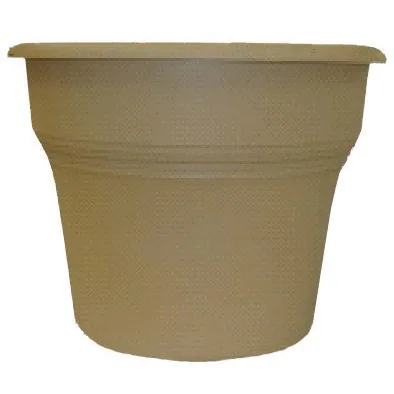 Grower Select 14in Orbit Deco Planter, Mocha, 5.5 gal (Case of 33)