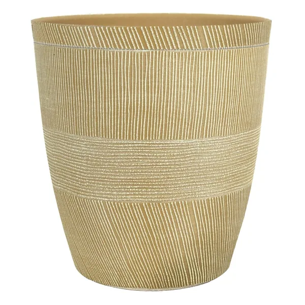 Grower Select 14.00 Sandthatch Planter Powdered Ginger 7.6gal - 14in OD x 15in H x 9.45in BD (Case of 5)