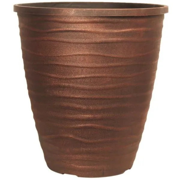 Grower Select 14.00 Tall Dune Planter Warm Copper 6.6gal - 14in OD X 15in H (Case of 14)