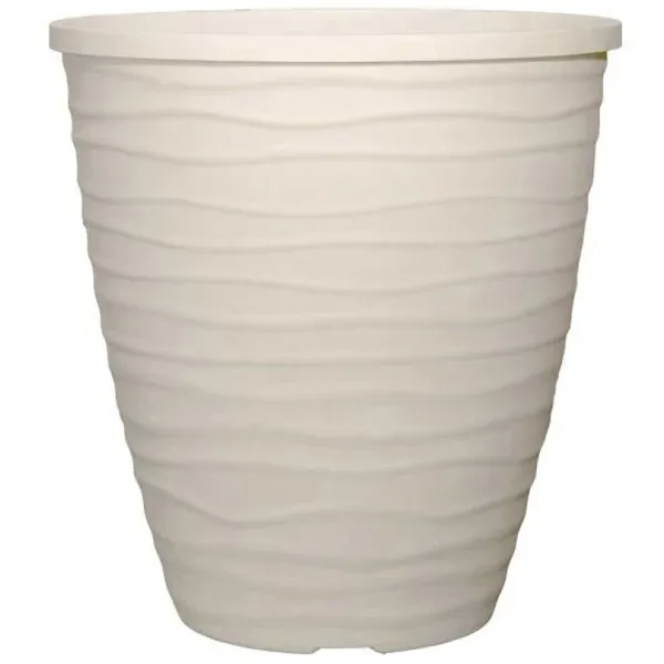 Grower Select 14.00 Tall Dune Planter White 6.6gal - 14in OD X 15in H (Case of 14) - Image 2