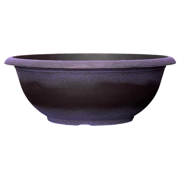 Grower Select 17.00 Sugar Sand Bowl Wisteria 3.3gal - 16.9in OD X 6.3in H X 8.5in BD (Case of 50)