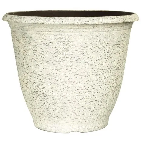 Grower Select 18.00 Birch Round Planter, White Birch, 17.99in OD x 14.02in H, 8 Gallon (Case of 28)