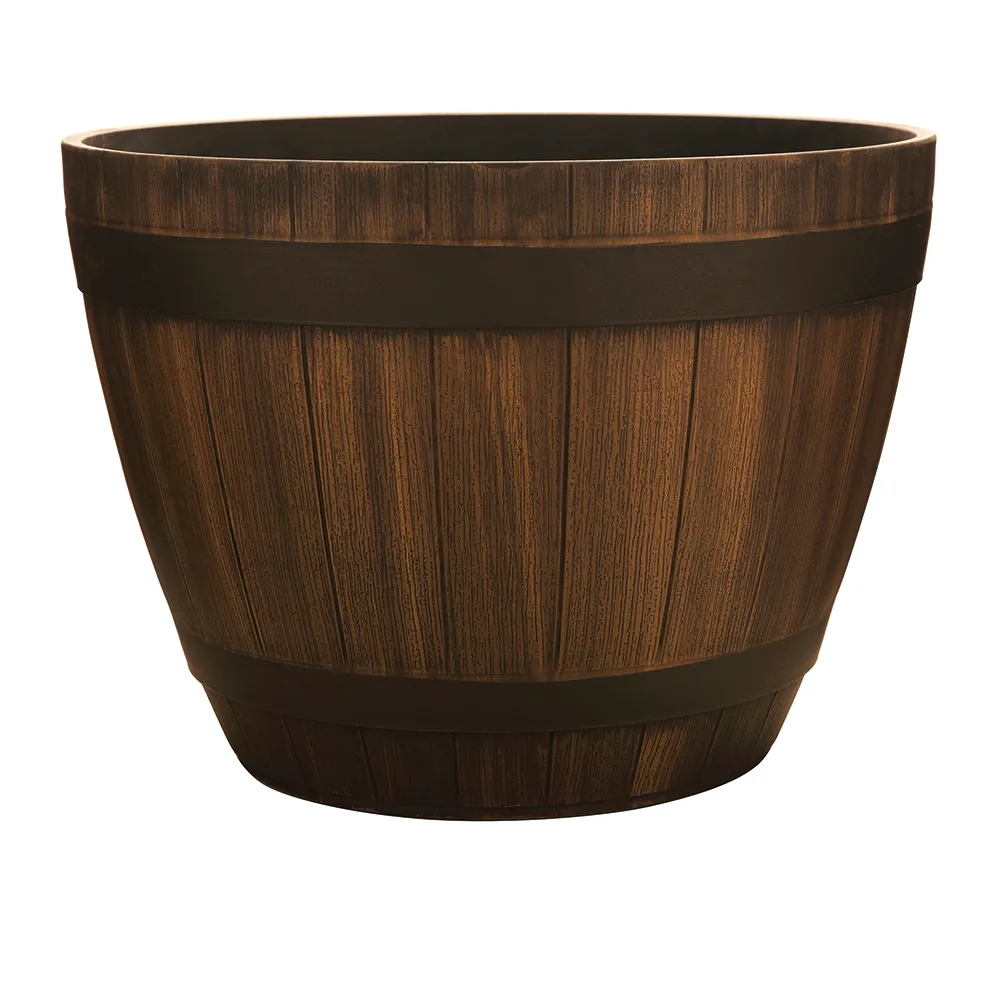 Grower Select 18in Wine Barrel Kentucky Walnut W/Black Bands — Case of 8 - Image 2