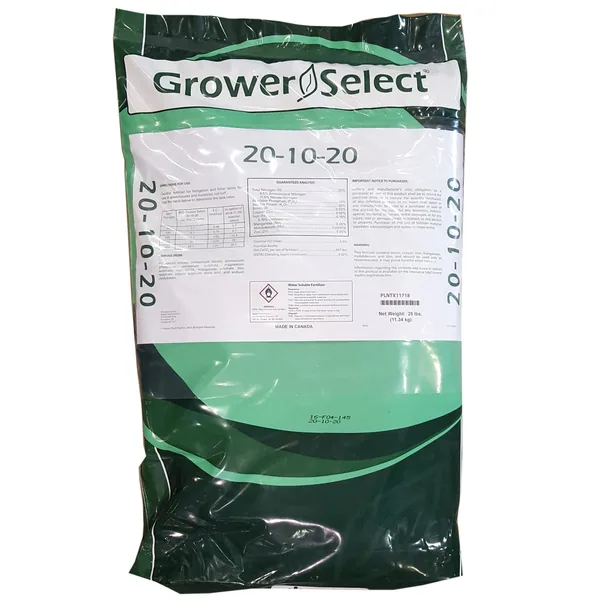 Grower Select 20-10-20 25Lb