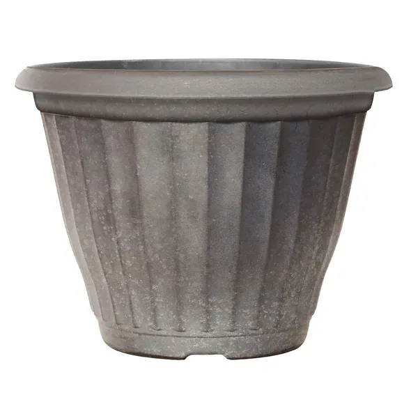 Grower Select 21.00 Castella Planter Galvanized 12.6gal - 21in OD x 15in H — Case of 15 - Image 2
