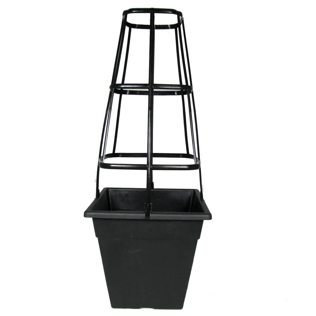 Grower Select Enviroblend 16in Tumbled Scroll Urn Weathered Black (Case of 4) - Image 2