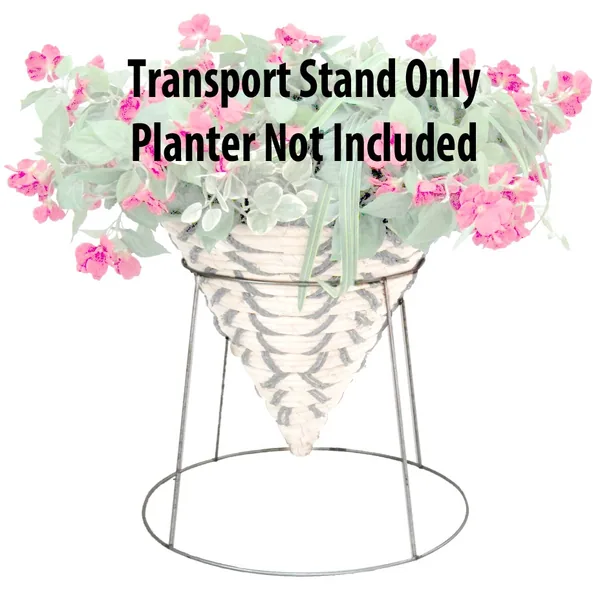 Grower Select Galvanized Cone Transport Stand - Fits 12.00 to 16.00 Cone Basket