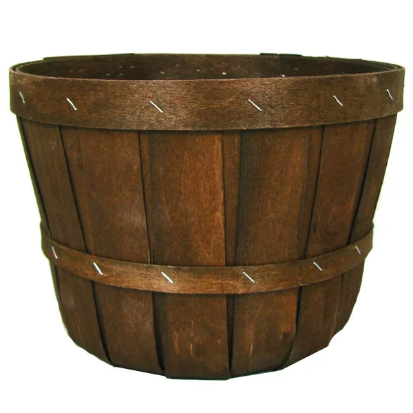 Grower Select Half Peck Basket No Handle Brown — Case of 12