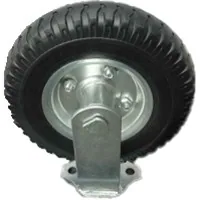 Grower Select Nesting/ Shopping Cart Caster w/Tire - Rigid
