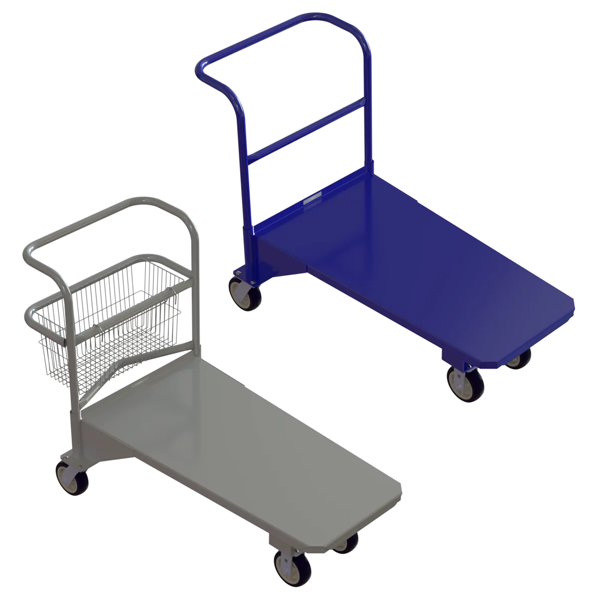 Grower Select Nesting/ Shopping Cart Caster w/Tire - Swivel - Image 2