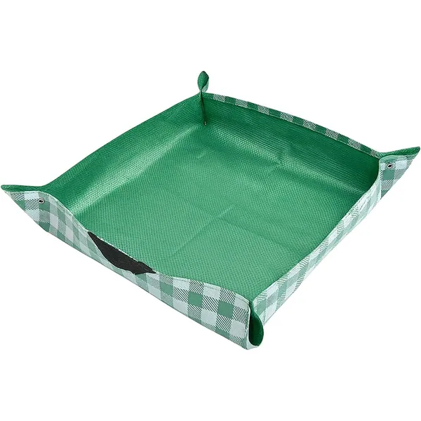 Halsted 26"x26" Repotting Mat Green