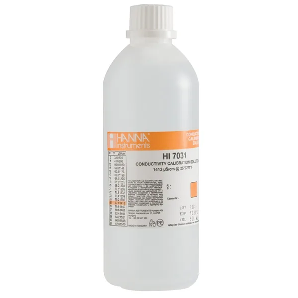 Hanna HI7031L EC CONDUCTIVITY SOLUTION 500ML