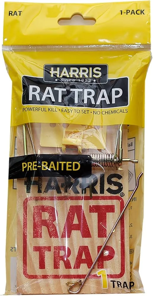 Harris 1pk Wooden Rat Trap Reusable - Image 2