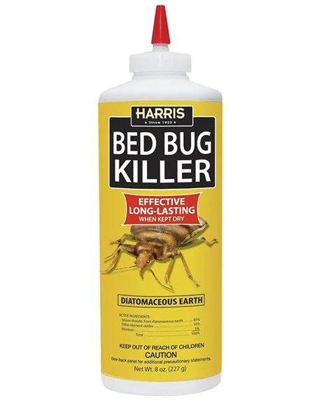Harris 8oz Bed Bug Killer Diatomaceous Earth