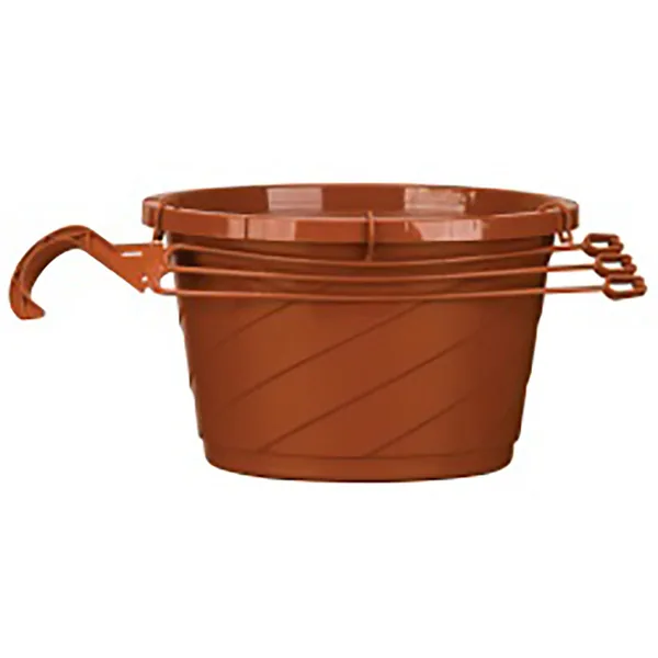 HC 10" Euro Swirl Hanging Basket Clay Akro Mils
