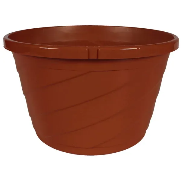 HC 12" Euro Hanging Basket Planter Clay - Image 2