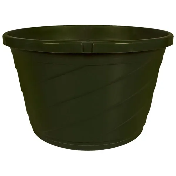 HC 12" Euro Hanging Basket Planter Green - Image 2