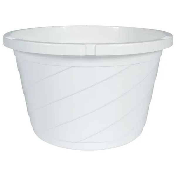 HC 12" Euro Hanging Basket Planter White