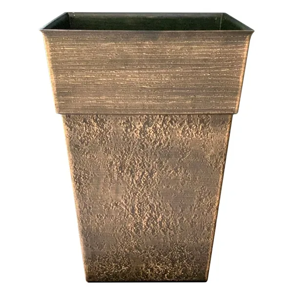 HC 13" Avino Square Planter Celtic Bronze Listo - Image 2