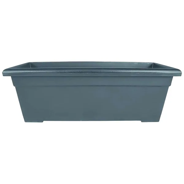 HC 28" Romana Deck Planter Grey