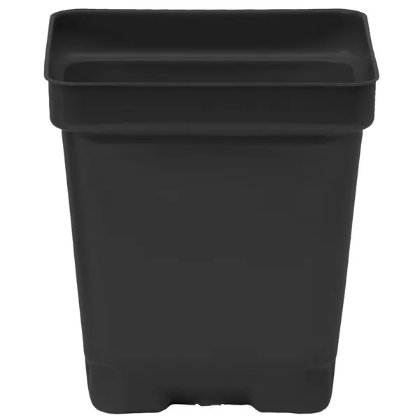 HC Companies DILLEN DSQVP325/D 03.25 SQUARE VAC POT DEEP BLACK — Case of 1200