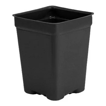 HC Companies DILLEN DSQVP3PF/D 03.00 SQUARE PF PRESS FIT VAC POT DEEP BLACK (Case of 800)