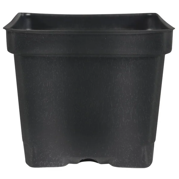 HC Companies DILLEN DSQVP45PF 04.50 SQUARE PF PRESS FIT VAC POT BLACK (Case of 375)
