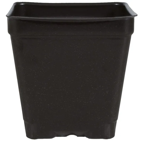 HC Companies DILLEN DSQVP4PF/D 04.00 SQUARE PF PRESS FIT POT DEEP BLACK (Case of 450)