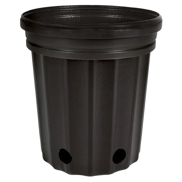 HC Dillen Elite 400 Nursery Pot, Blow Molded, Trade 1 Gallon, True, Black, 1.00 Gal, 1Gallon