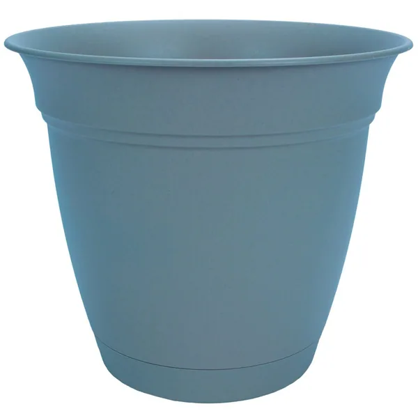 HC Eclipse With Saucer Planter Slate Blue