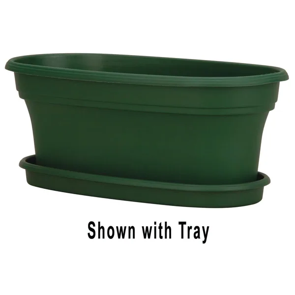 HC Panterra Oval Planter Green Akro Mils
