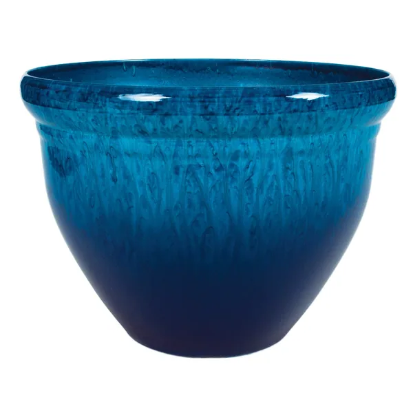 HC Pizzazz Planter Admiral Blue Drip