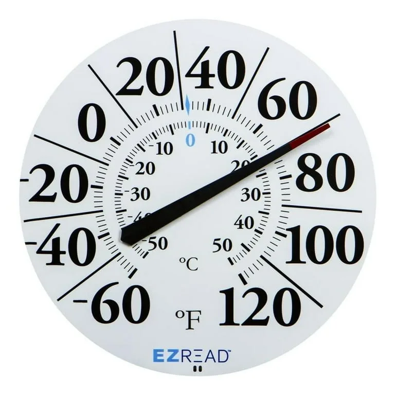 Headwind 12.5" EZ Read Dial Thermometer White - Image 2