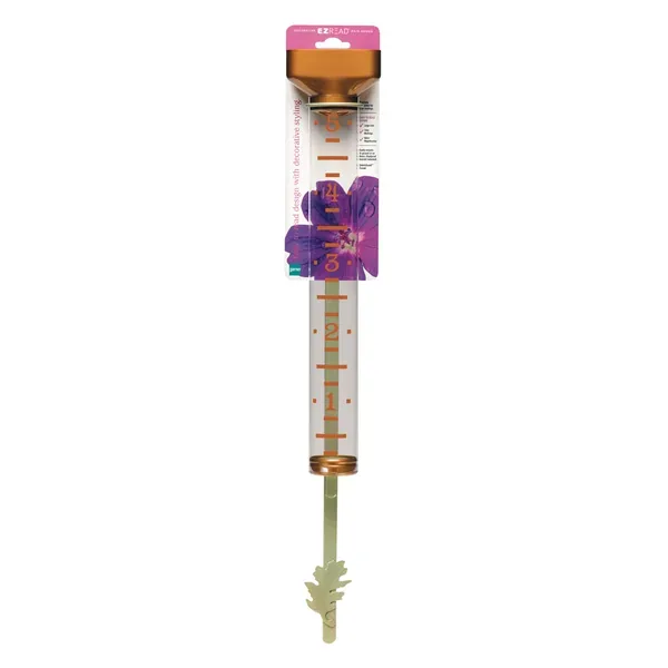Headwinds 15" Deco EZ Read Rain Gauge Copper - Image 2