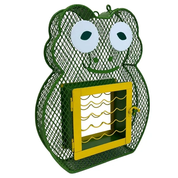 Heath Frog Cage Feeder Holds 2 Suet Cakes & 2 lbs of Seed