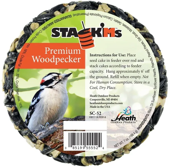 Heath Stack'm Seed Cake Woodpecker