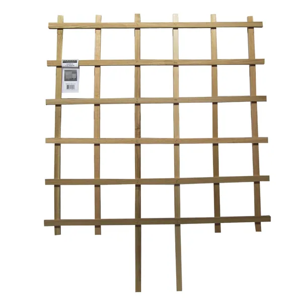 Heritage Wood 36"x36"x4' Staked Square Espalier