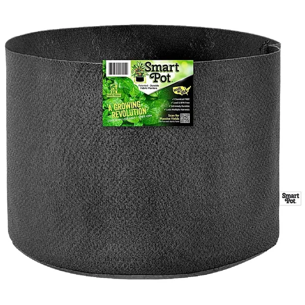 High Caliper Growing Smart Pot 15gal Potato & Squash Black Grower With Display Box