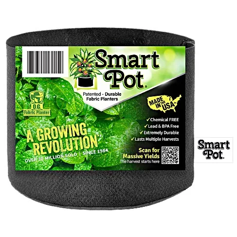 High Caliper Growing Smart Pot 1gal Black