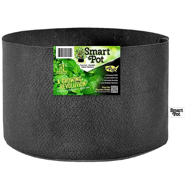 High Caliper Growing Smart Pot 7gal Salad & Herb Black Grower With Display Box
