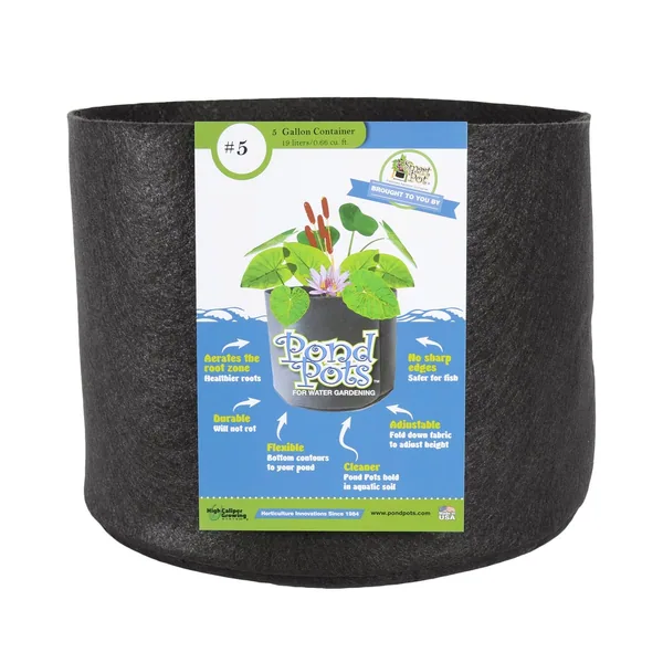 High Caliper Growing Smart Pot Pond Pot Black
