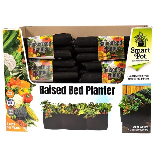 High Caliper Growing Smart Pot Raised Bed 6'L Planter