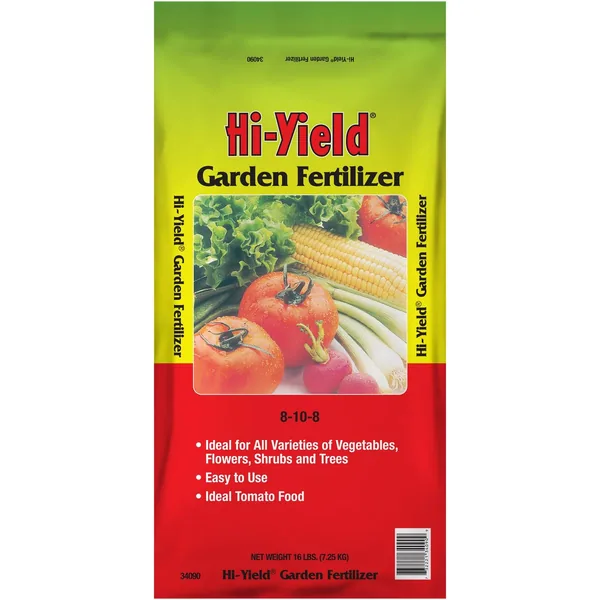 HiYield 16 lbs Garden Fertilizer 8-10-8