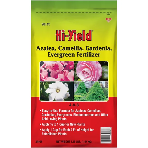 HiYield 3.25 lbs Azalea, Camellia, Gardenia, Evergreen Fertilizer 4-8-8