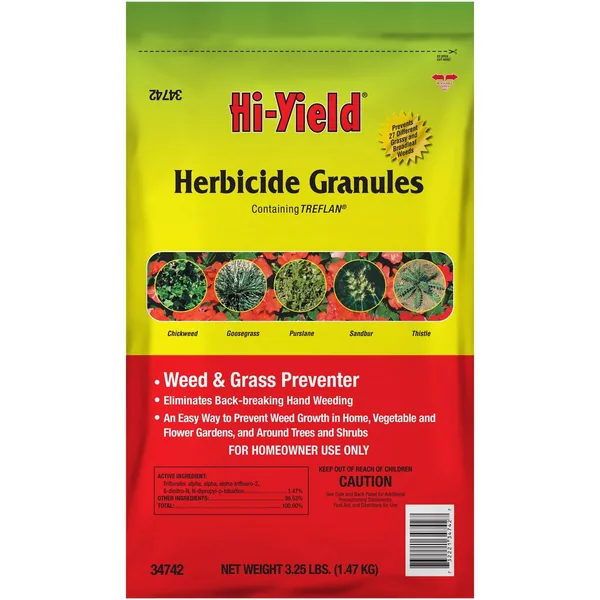 HiYield 3.25 lbs Herbicide Granules Weed And Grass Stopper