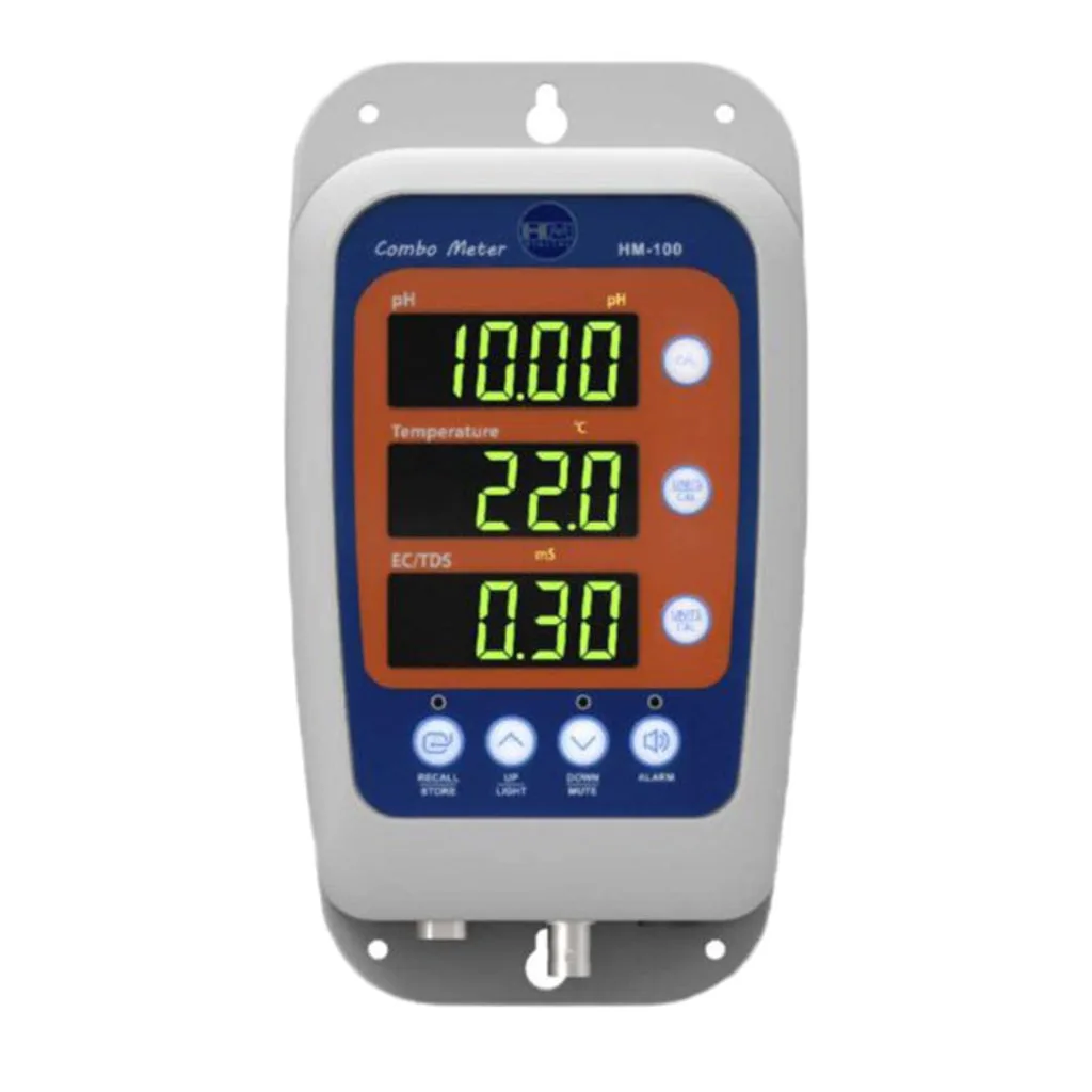 HM Digital HydroMaster 100 Continuous pH/TDS/EC/Temp Meter - Combo Meters - Garden Meter & Monitor - Image 2